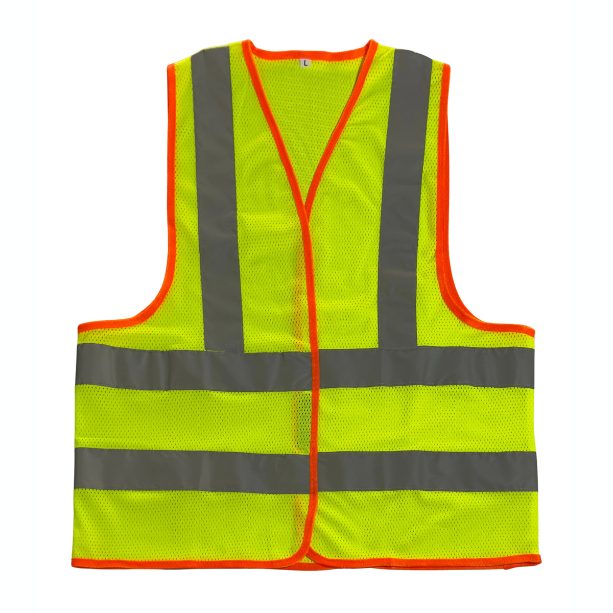 MSV-014 Regular Safety Vest | Lightweight Mesh Hi-Vis Waistcoat with Velcro Closure
