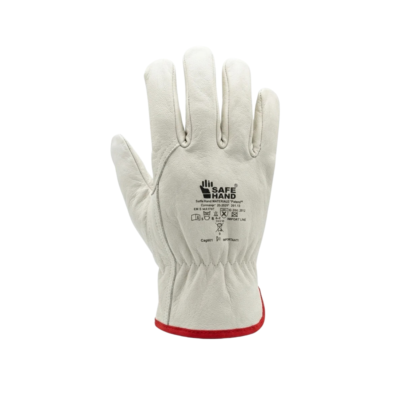 MSI-Premium Leather Driver Gloves | Heavy-Duty Work & Industrial Safety Gloves