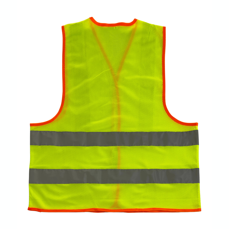 MSV-014 Regular Safety Vest | Lightweight Mesh Hi-Vis Waistcoat with Velcro Closure