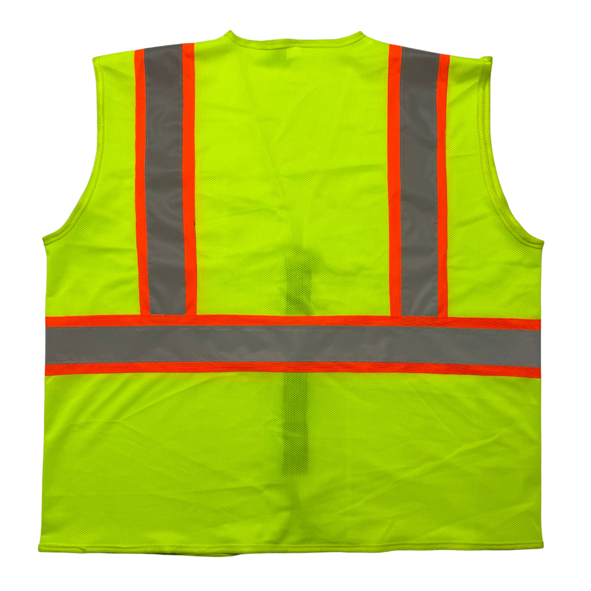 MSV-021 High Reflection Safety Vest | Zipper Mesh Waistcoat with Shoulder Straps