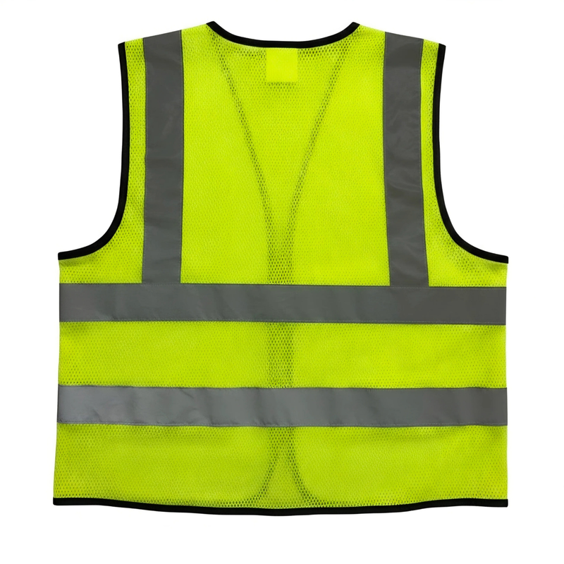 MSV-015 6-Way Reflection Safety Vest | High Visibility Polyester Waistcoat