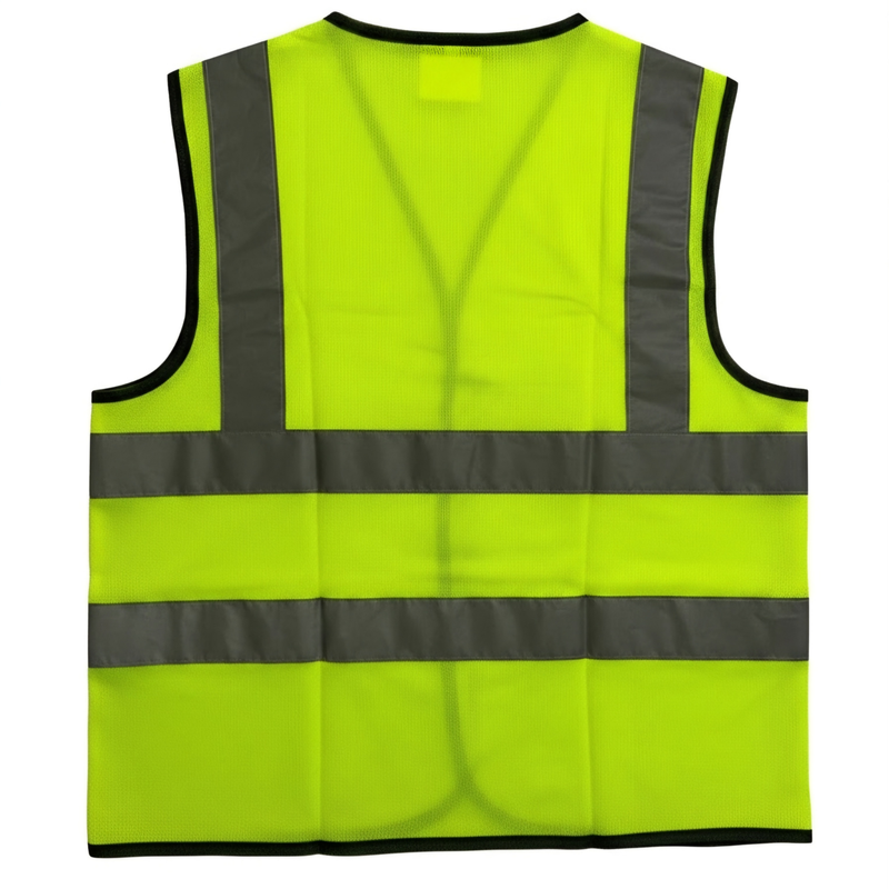MSV-012 Regular Safety Vest with Shoulder Straps | Hi-Vis Mesh Waistcoat