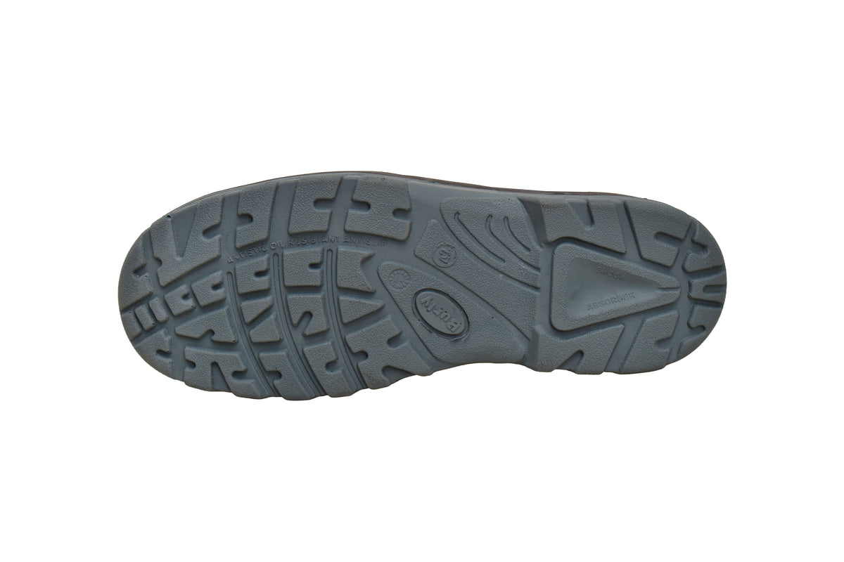 MSI-500 ST Black Leather Safety Boots | High Ankle Steel Toe Work Shoes